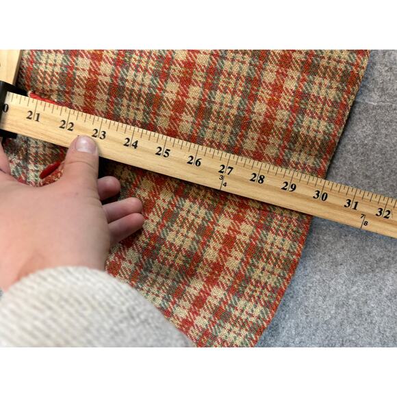 VINTAGE 70s Pendleton Coat Jacket Womens 20 Plaid Tweed Virgin Wool USA Retro - Picture 4 of 12